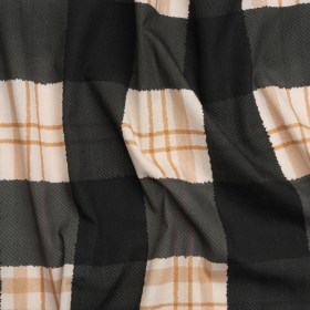 Mood Exclusive Black Plaid to be Here Cotton Poplin Mood Exclusive Black Plaid to be Here Cotton Poplin
