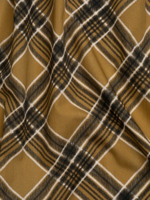 Mood Exclusive Brown Argyle Anyone Cotton Poplin Mood Exclusive Brown Argyle Anyone Cotton Poplin
