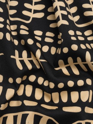 Mood Exclusive Black Vegetation View Stretch Cotton Twill Mood Exclusive Black Vegetation View Stretch Cotton Twill