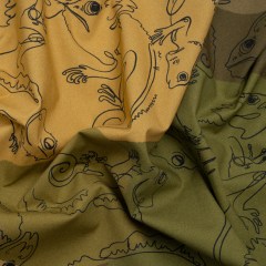 Stretch Cotton Poplin Print – Green Chameleons – Mood Exclusive Commander of Camouflage Stretch Cotton Poplin Print – Green Chameleons – Mood Exclusive Commander of Camouflage