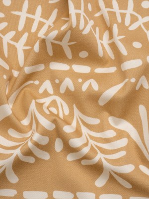 Mood Exclusive Tan Vegetation View Stretch Cotton Twill Mood Exclusive Tan Vegetation View Stretch Cotton Twill