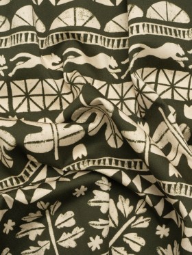 Stretch Cotton Twill Print – Dark Olive Animal, Leaf, and Geometric Stripes – Mood Exclusive Puma Pounce Stretch Cotton Twill Print – Dark Olive Animal, Leaf, and Geometric Stripes – Mood Exclusive Puma Pounce