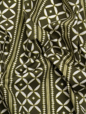 Cotton Poplin Print – Green Diamonds and Stripes – Mood Exclusive Back to Back Cotton Poplin Print – Green Diamonds and Stripes – Mood Exclusive Back to Back