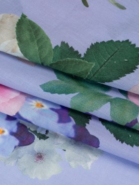 Mood Exclusive Periwinkle Picture Perfect Petals Cotton Voile Mood Exclusive Periwinkle Picture Perfect Petals Cotton Voile