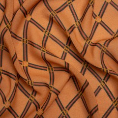 Mood Exclusive Dark Peach Highly Haute Viscose Georgette Mood Exclusive Dark Peach Highly Haute Viscose Georgette