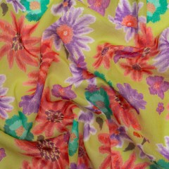 Mood Exclusive Chartreuse Summer Daze Cotton Voile Mood Exclusive Chartreuse Summer Daze Cotton Voile