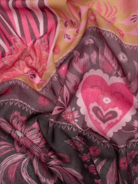Mood Exclusive Happy Hearts Cotton Voile Mood Exclusive Happy Hearts Cotton Voile