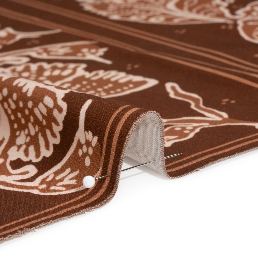 Stretch Cotton Twill Panel – Burgundy Floral Blocks – Mood Exclusive Maple Hill Heights Stretch Cotton Twill Panel – Burgundy Floral Blocks – Mood Exclusive Maple Hill Heights