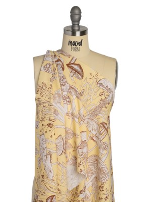 Mood Exclusive The Mushroom the Merrier Stretch Sustainable Rayon Batiste Mood Exclusive The Mushroom the Merrier Stretch Sustainable Rayon Batiste