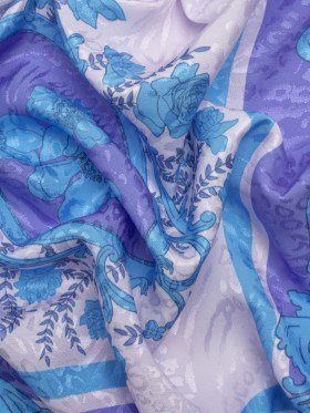 Mood Exclusive Purple Eau de Cologne Animal Rayon Jacquard Panel Mood Exclusive Purple Eau de Cologne Animal Rayon Jacquard Panel