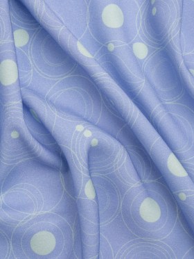 Mood Exclusive Blue Planetary Place Stretch Sustainable Rayon Batiste Mood Exclusive Blue Planetary Place Stretch Sustainable Rayon Batiste