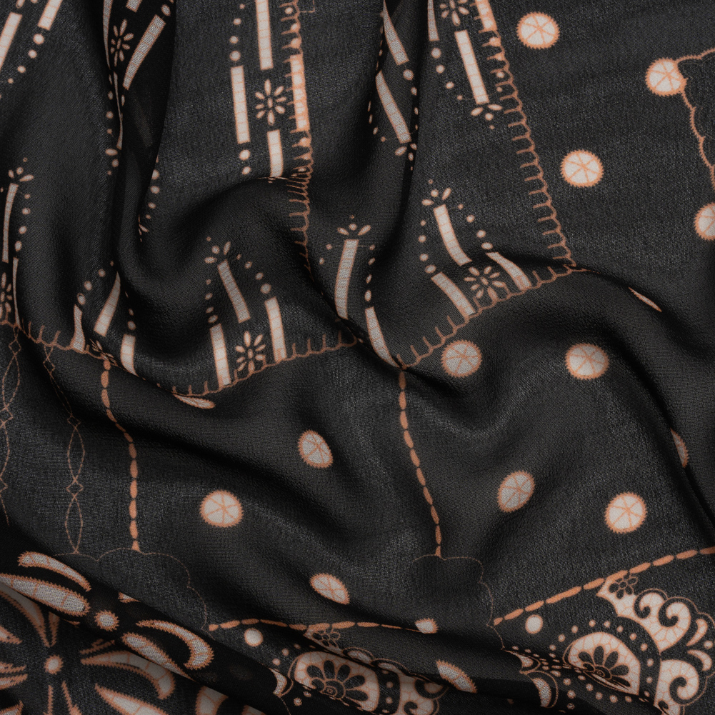 Mood Exclusive Black Reimagined Rodeo Viscose Georgette Mood Exclusive Black Reimagined Rodeo Viscose Georgette