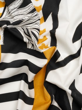 Cotton Poplin Panel – Goldenrod Palm Tree Stripes – Mood Exclusive Bahama Shutter Cotton Poplin Panel – Goldenrod Palm Tree Stripes – Mood Exclusive Bahama Shutter