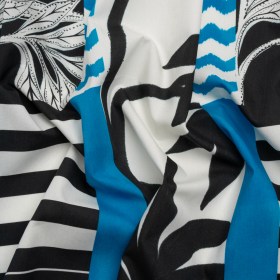 Cotton Poplin Panel – Blue Palm Tree Stripes – Mood Exclusive Bahama Shutter Cotton Poplin Panel – Blue Palm Tree Stripes – Mood Exclusive Bahama Shutter