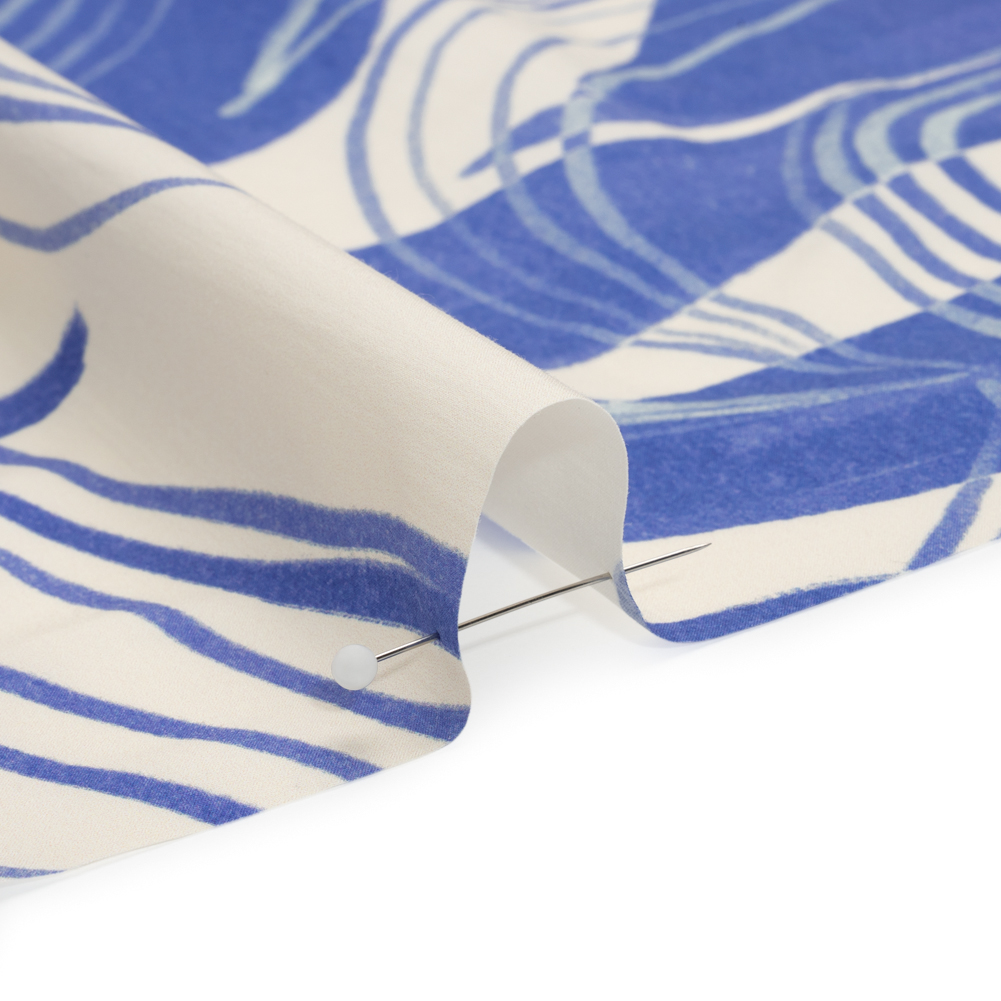 Mood Exclusive Blue Sky Circus Cotton Poplin Mood Exclusive Blue Sky Circus Cotton Poplin