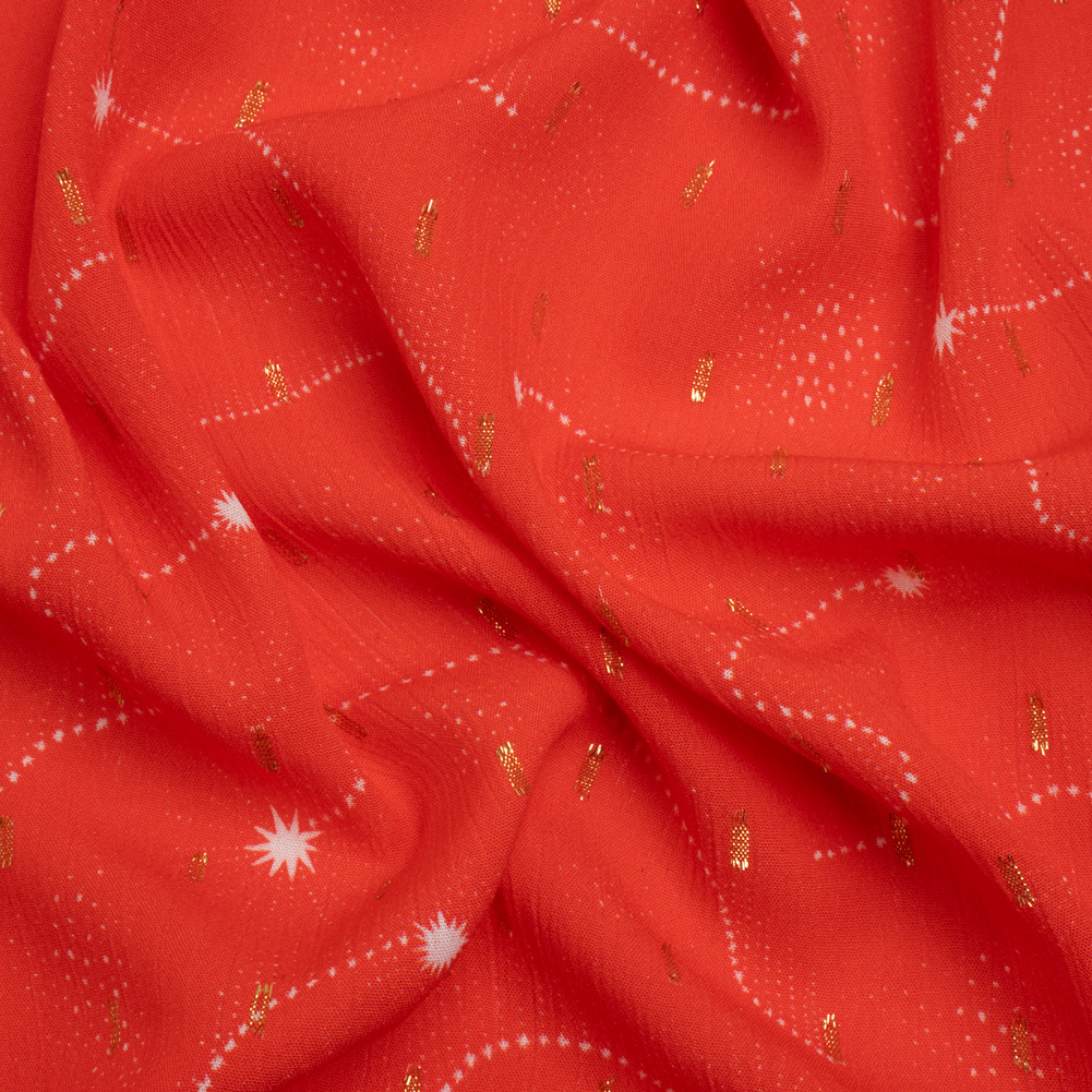 Mood Exclusive Wish for Joy Metallic Dotted Crinkled Viscose Crepe Mood Exclusive Wish for Joy Metallic Dotted Crinkled Viscose Crepe