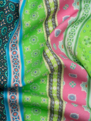 Mood Exclusive Lime Vibrant Views Stretch Sustainable Rayon Batiste Panel Mood Exclusive Lime Vibrant Views Stretch Sustainable Rayon Batiste Panel