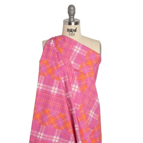 Mood Exclusive Pink With the Band Stretch Brushed Cotton Twill Panel Mood Exclusive Pink With the Band Stretch Brushed Cotton Twill Panel