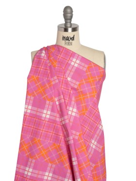 Mood Exclusive Pink With the Band Stretch Brushed Cotton Twill Panel Mood Exclusive Pink With the Band Stretch Brushed Cotton Twill Panel