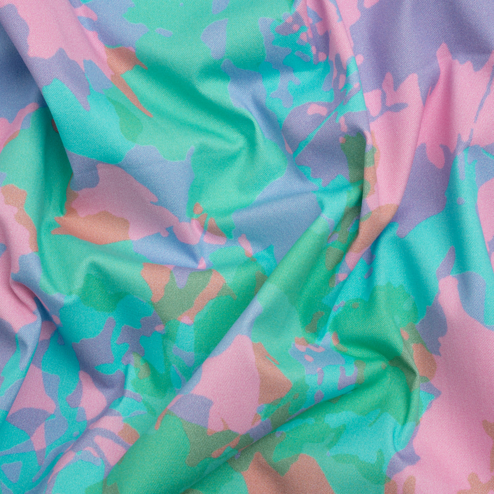 Mood Exclusive Turquoise Soft Shade Stretch Brushed Cotton Twill Mood Exclusive Turquoise Soft Shade Stretch Brushed Cotton Twill