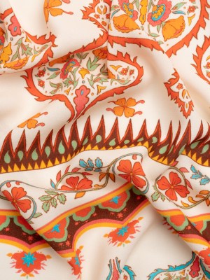 Viscose Crepe Panel – Orange Orante Floral – Mood Exclusive Tea Kettle Treats Viscose Crepe Panel – Orange Orante Floral – Mood Exclusive Tea Kettle Treats
