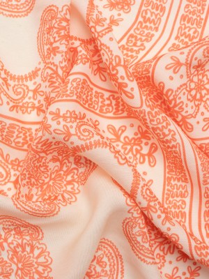 Viscose and Linen Twill Panel – Peach Florals and Squiggles – Mood Exclusive Peachy Standards Viscose and Linen Twill Panel – Peach Florals and Squiggles – Mood Exclusive Peachy Standards