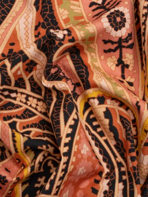 Mood Exclusive Black Through the Thicket Stretch Brushed Cotton Twill Mood Exclusive Black Through the Thicket Stretch Brushed Cotton Twill