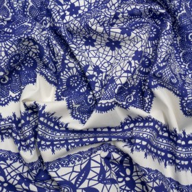Mood Exclusive Ultramarine Two Sugar Cubes Cotton Poplin Mood Exclusive Ultramarine Two Sugar Cubes Cotton Poplin