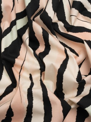 Mood Exclusive Pink Zebrine Zeal Stretch Cotton Poplin Mood Exclusive Pink Zebrine Zeal Stretch Cotton Poplin