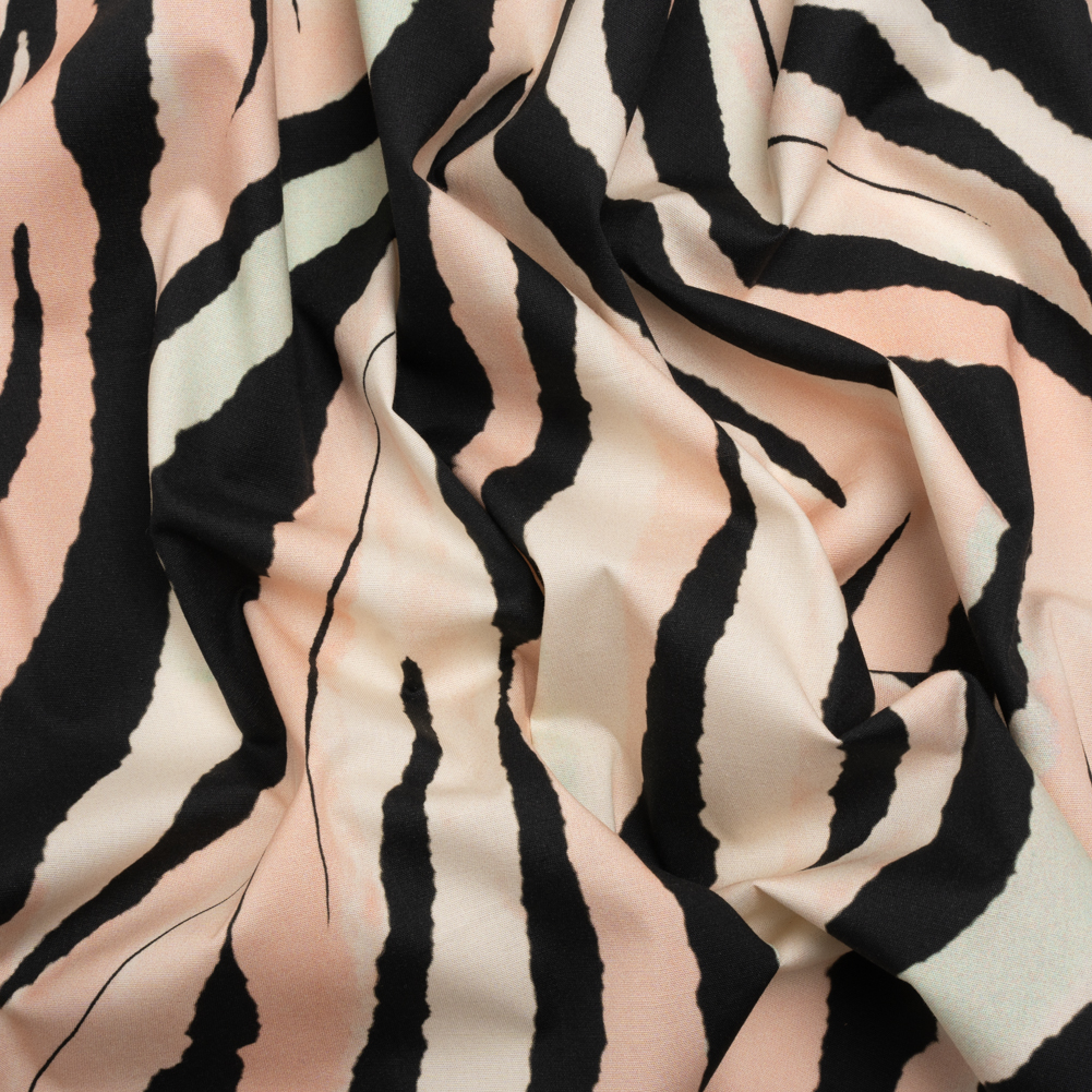 Mood Exclusive Pink Zebrine Zeal Stretch Cotton Poplin Mood Exclusive Pink Zebrine Zeal Stretch Cotton Poplin