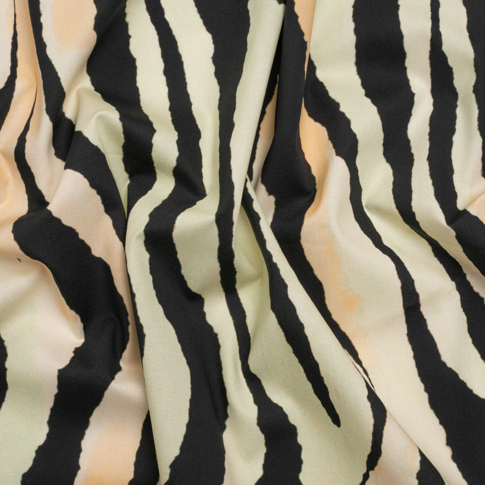 Mood Exclusive Yellow Zebrine Zeal Stretch Cotton Poplin Mood Exclusive Yellow Zebrine Zeal Stretch Cotton Poplin