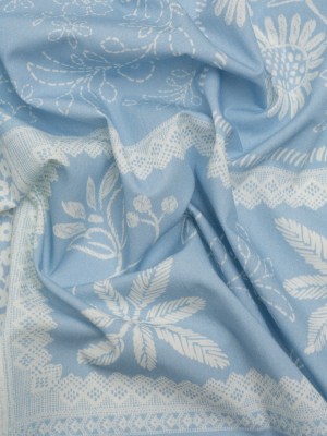 Mood Exclusive Needlepoint Skies Cotton Poplin Mood Exclusive Needlepoint Skies Cotton Poplin