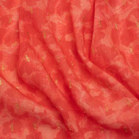 Mood Exclusive Carnation Creation Metallic Dotted Crinkled Viscose Crepe Mood Exclusive Carnation Creation Metallic Dotted Crinkled Viscose Crepe