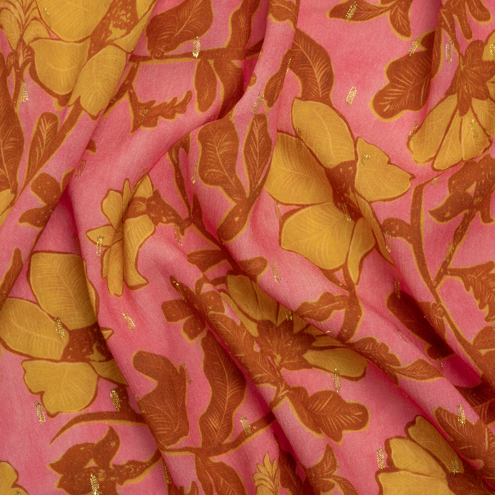 Mood Exclusive Sundown Sundae Metallic Dotted Crinkled Viscose Crepe Mood Exclusive Sundown Sundae Metallic Dotted Crinkled Viscose Crepe