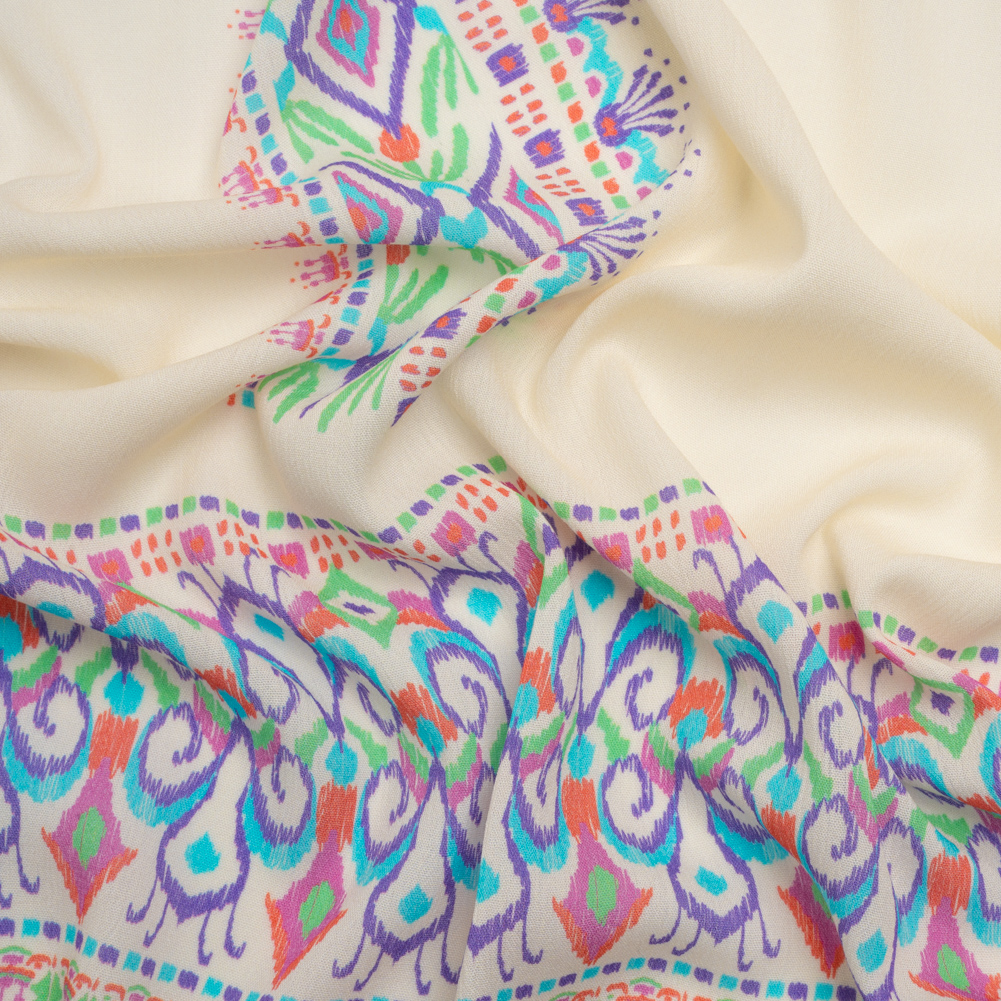 Mood Exclusive Color Castle Gauzy Wrinkled Rayon Woven Panel Mood Exclusive Color Castle Gauzy Wrinkled Rayon Woven Panel