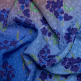 Mood Exclusive Blue New Growth Sustainable Animal Spots Viscose Jacquard Mood Exclusive Blue New Growth Sustainable Animal Spots Viscose Jacquard
