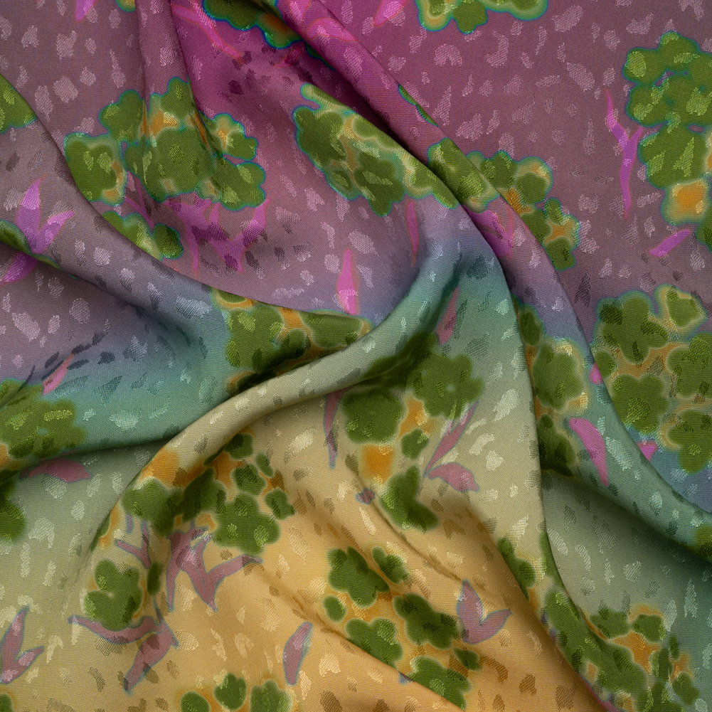 Mood Exclusive Green New Growth Sustainable Animal Spots Viscose Jacquard Mood Exclusive Green New Growth Sustainable Animal Spots Viscose Jacquard