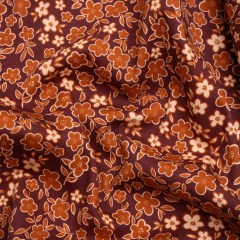 Stretch Cotton Twill Print – Burgundy, Rust and Peach Floral – Mood Exclusive September Sprouts Stretch Cotton Twill Print – Burgundy, Rust and Peach Floral – Mood Exclusive September Sprouts