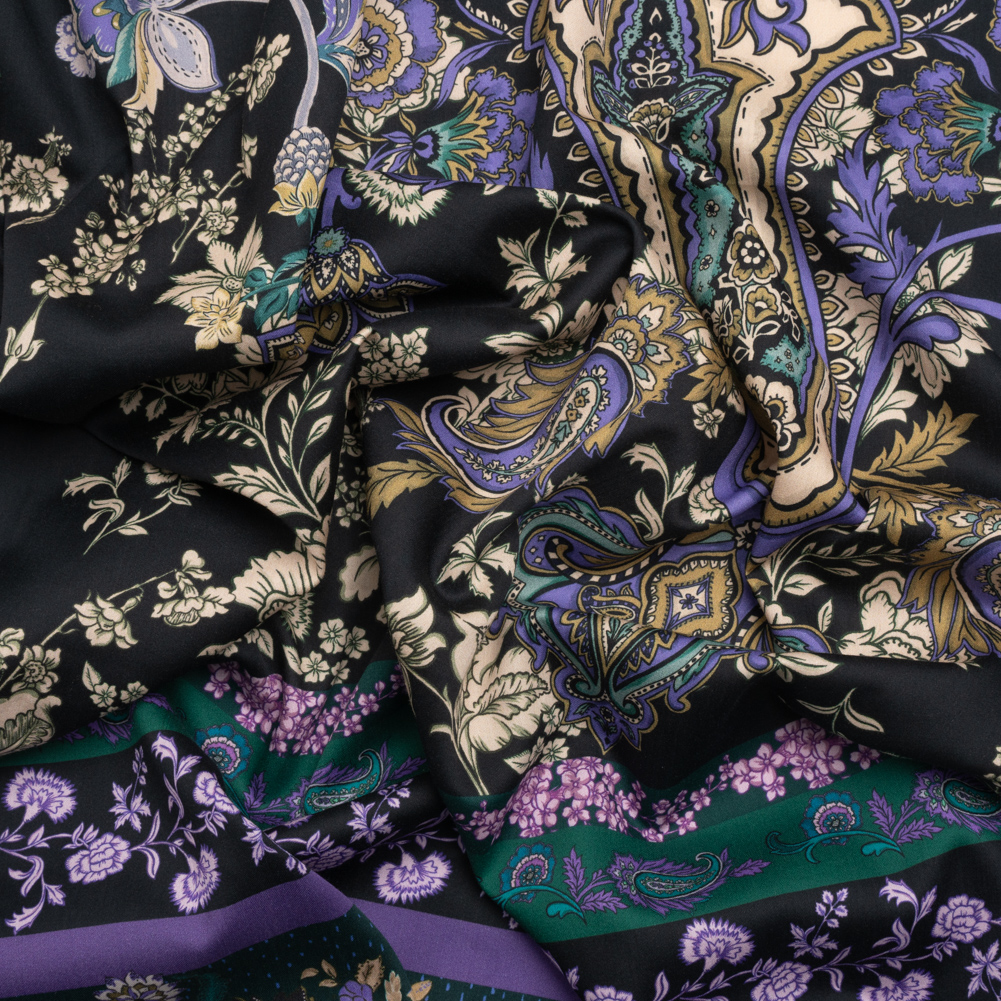 Mood Exclusive Midnight Planting Cotton Voile Panel Mood Exclusive Midnight Planting Cotton Voile Panel