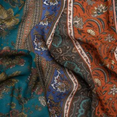 Mood Exclusive Orange Rhiannon’s Run Viscose Georgette Mood Exclusive Orange Rhiannon’s Run Viscose Georgette