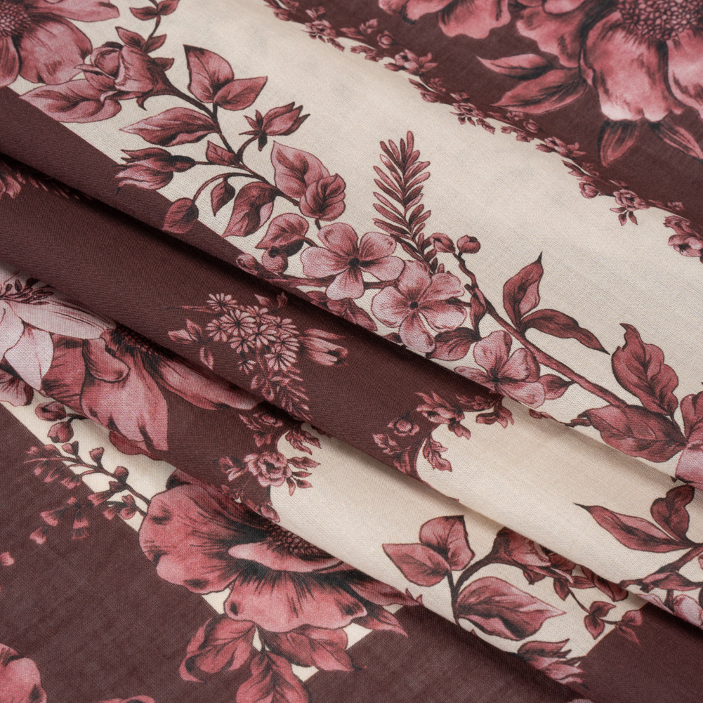 Mood Exclusive Monochrome Mulberry Tapestry Cotton Voile Panel Mood Exclusive Monochrome Mulberry Tapestry Cotton Voile Panel