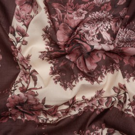Mood Exclusive Monochrome Mulberry Tapestry Cotton Voile Panel Mood Exclusive Monochrome Mulberry Tapestry Cotton Voile Panel