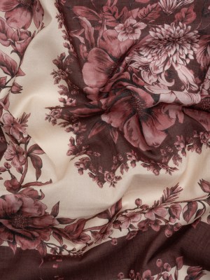 Mood Exclusive Monochrome Mulberry Tapestry Cotton Voile Panel Mood Exclusive Monochrome Mulberry Tapestry Cotton Voile Panel