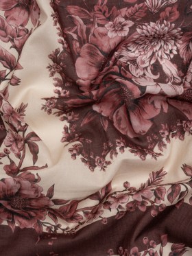 Mood Exclusive Monochrome Mulberry Tapestry Cotton Voile Panel Mood Exclusive Monochrome Mulberry Tapestry Cotton Voile Panel