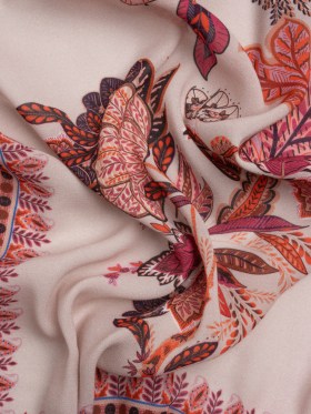 Mood Exclusive Berry Boughs Viscose Georgette Panel Mood Exclusive Berry Boughs Viscose Georgette Panel