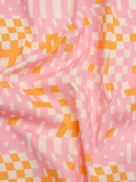Mood Exclusive Pink Stay Wavy Baby Stretch Cotton Poplin Mood Exclusive Pink Stay Wavy Baby Stretch Cotton Poplin