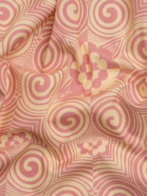 Mood Exclusive Pink Artsy Aesthetic Stretch Cotton Poplin Mood Exclusive Pink Artsy Aesthetic Stretch Cotton Poplin