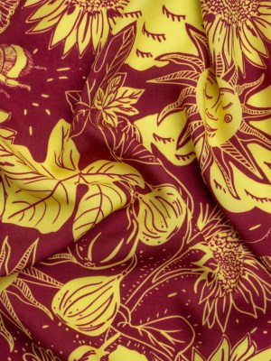 Mood Exclusive Magenta Your Solar Self Viscose Twill Mood Exclusive Magenta Your Solar Self Viscose Twill