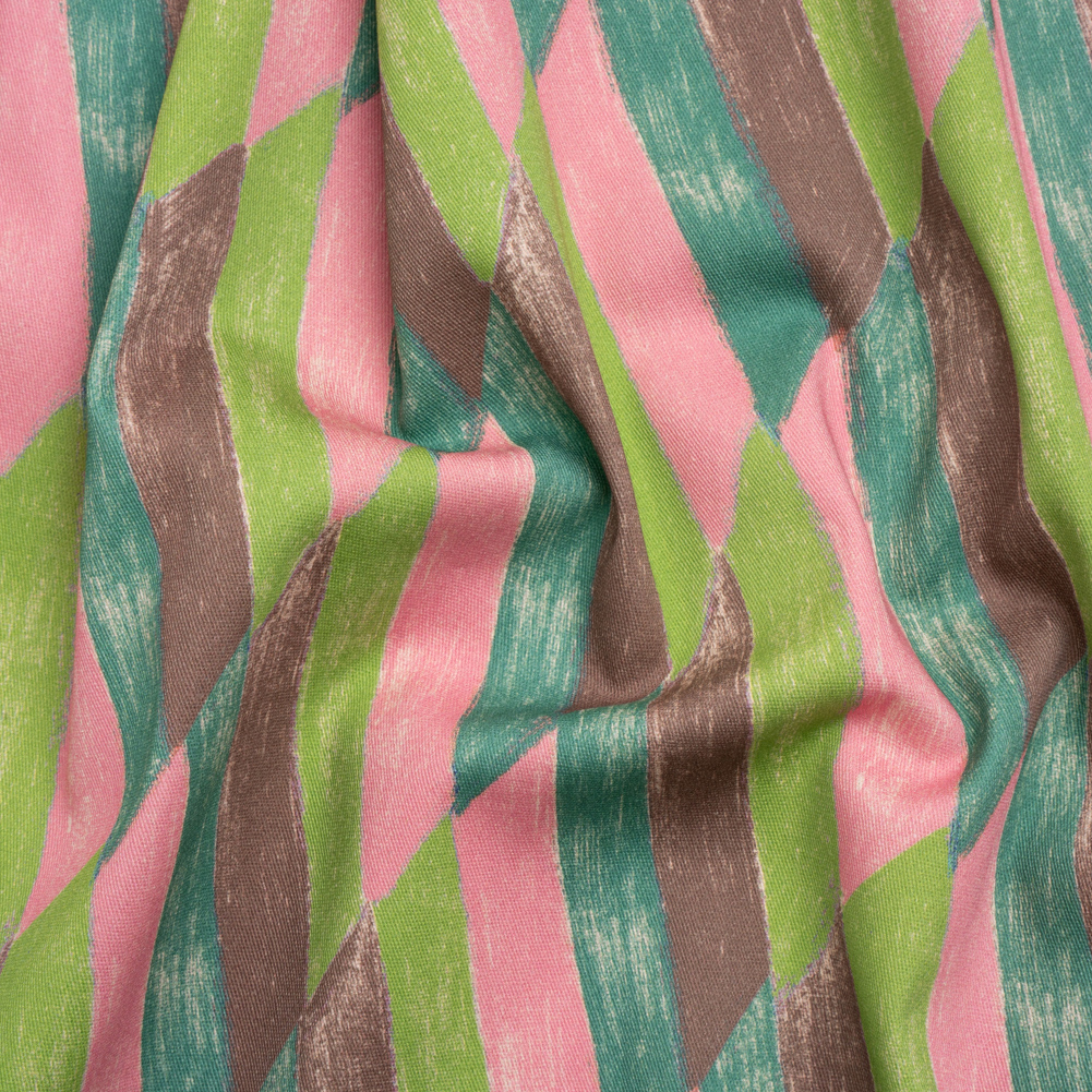 Stretch Cotton Twill Print – Green and Pink Geometric – Mood Exclusive Checkerboard Chalk Stretch Cotton Twill Print – Green and Pink Geometric – Mood Exclusive Checkerboard Chalk