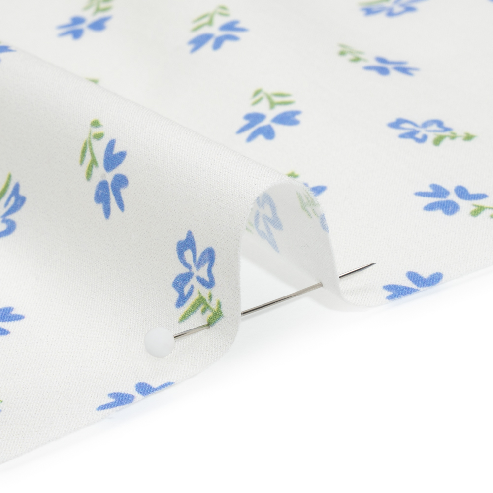 Cotton Voile Print – Blue and White Floral Ditsy – Mood Exclusive Sudden Sweetness Cotton Voile Print – Blue and White Floral Ditsy – Mood Exclusive Sudden Sweetness